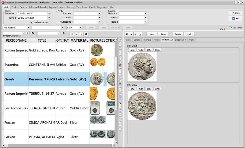 Coin Collecting Software for Windows PCs Images